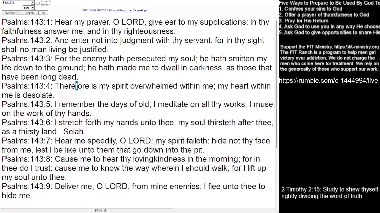 Psalm 143