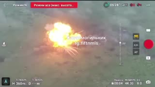 Russians Packed a Tank Full of Explosives and Remotely Sent it To a Ukrainian Stronghold