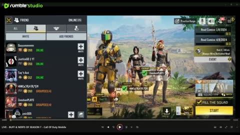 LIVE - BUFF & NERFS OF SEASON 7 - Call Of Duty Mobile