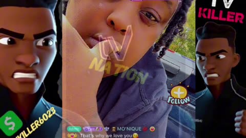 WOOF GOING OFF ON LADY BEE