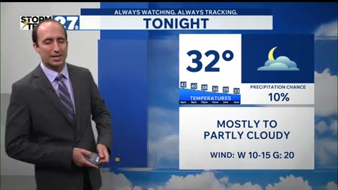 NOVEMBER 12 2025 WKBN 27 FIRST NEWS WEATHER FORECAST PART 3