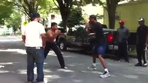 🤯🥊 Trained Fighter VS Skinny Leg Guy in EPIC Street Fight Showdown! | FCN