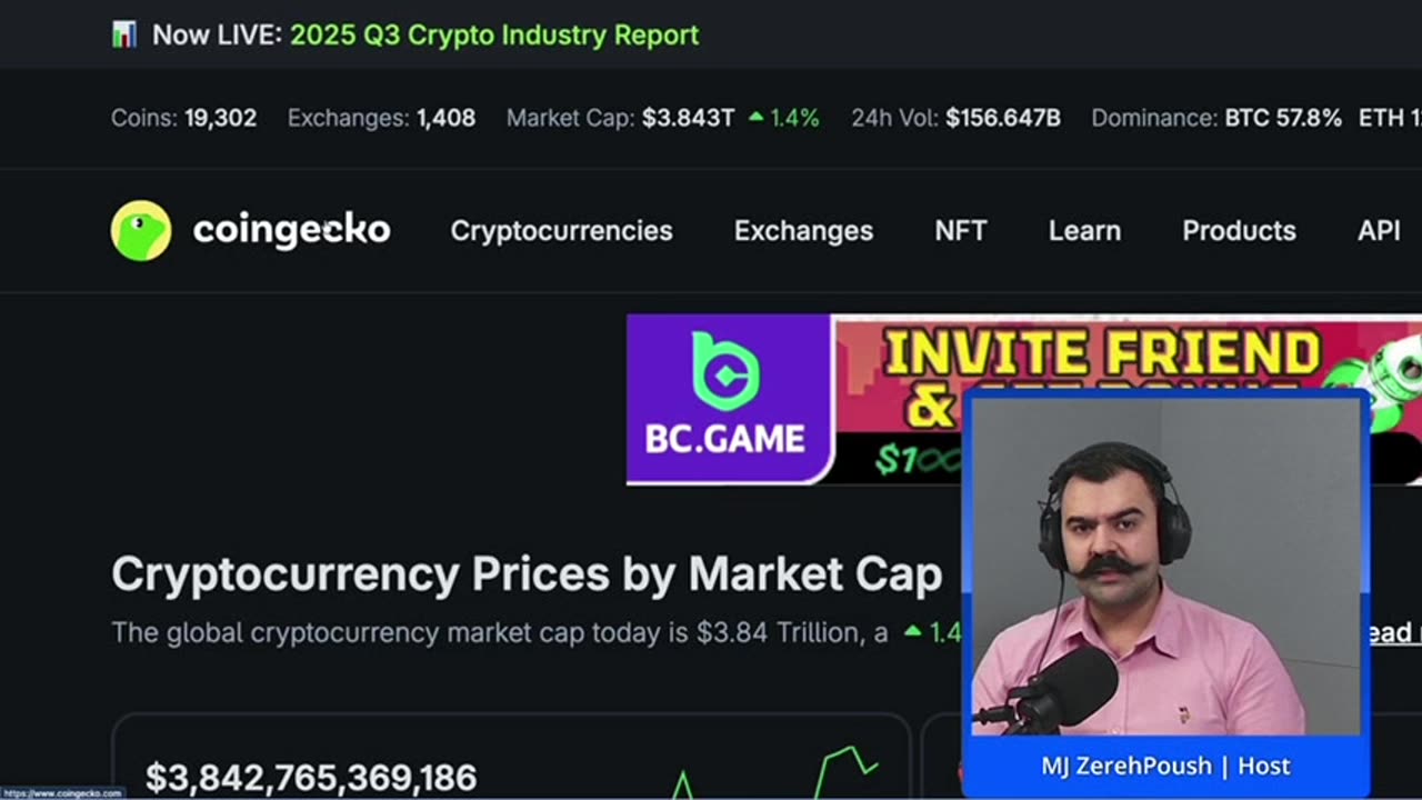 The Crypto Market Live – 24th October
