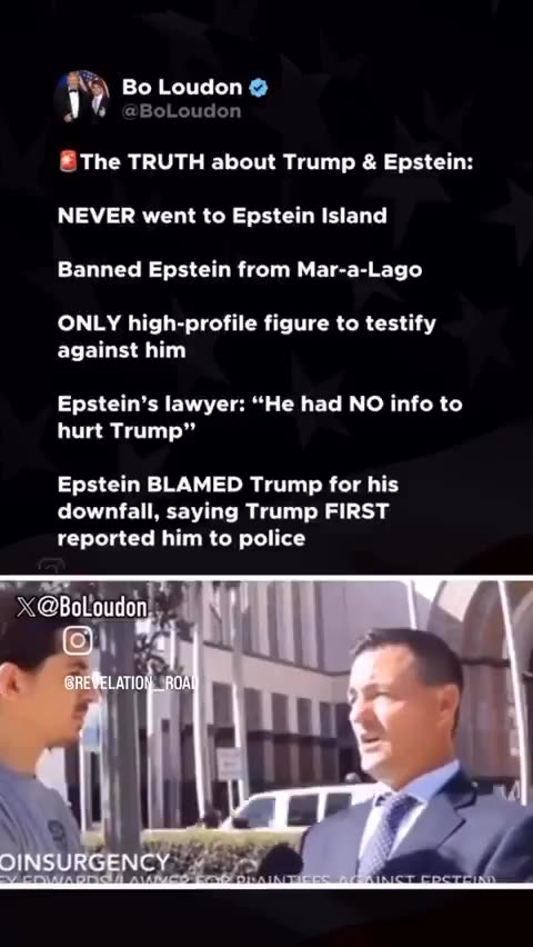 Even Epstein BLAMED Trump!