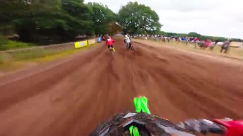 First Turn Crash… But I Fought Back! (GoPro POV)