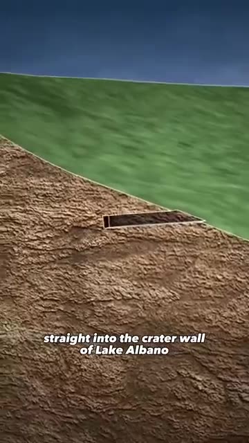 The Roman drainage tunnel of Lake Albano