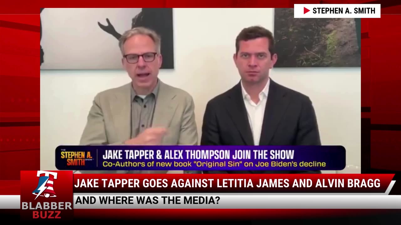 Jake Tapper Goes Against Letitia James And Alvin Bragg