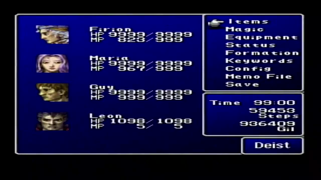Final Fantasy 2 (PS1) version on PS2 - (1st playthrough) Part 7/8