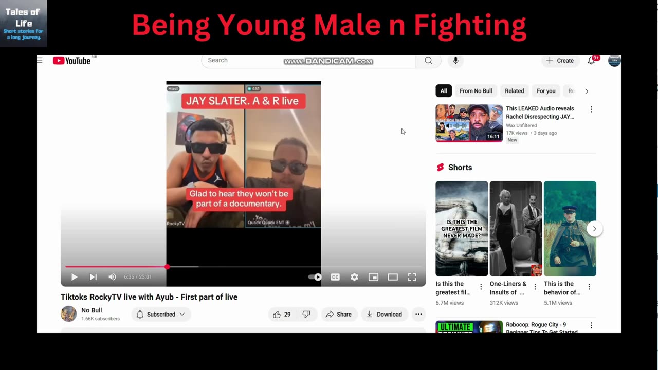 Being Young Male and Fighting (Jay Slater Case)