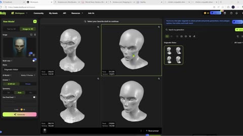 MeshyAI Quick Look #meshyAI #toyhaul #toyreview #comedy #viralvideo #alien #cgi #3dmodeling