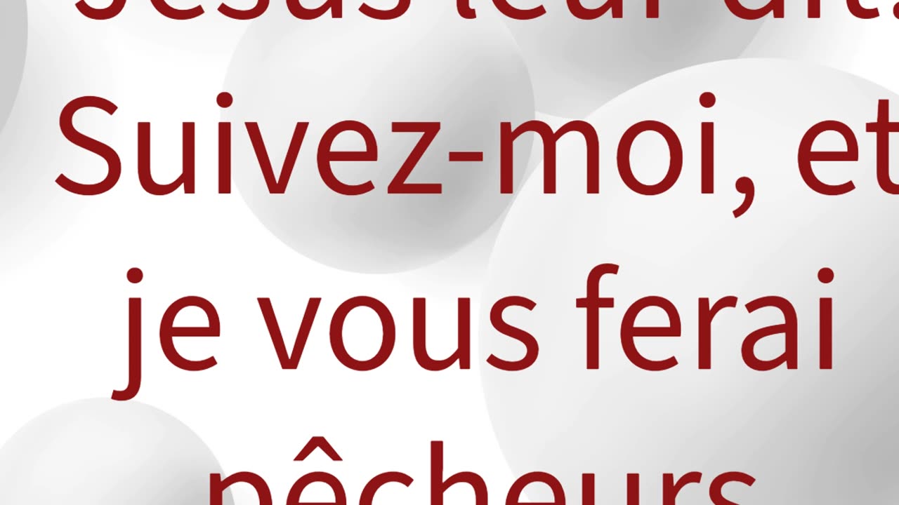 « Viens, suis-moi » : L'appel des premiers disciples marc 1:17,18 #shorts #youtube #ytshorts #jesus
