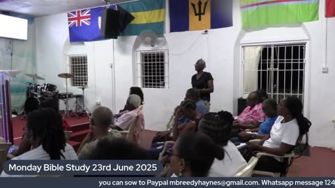 Monday Bible Study 23rd June 2025