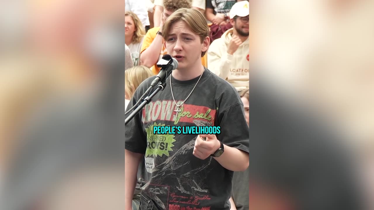 Student Just CAN'T HANDLE Elon's Federal Cuts 👀