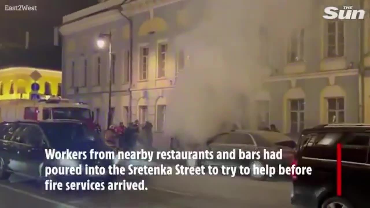 Possible Assassination attempt on Vladimir Putin as one of his Limousines explodes