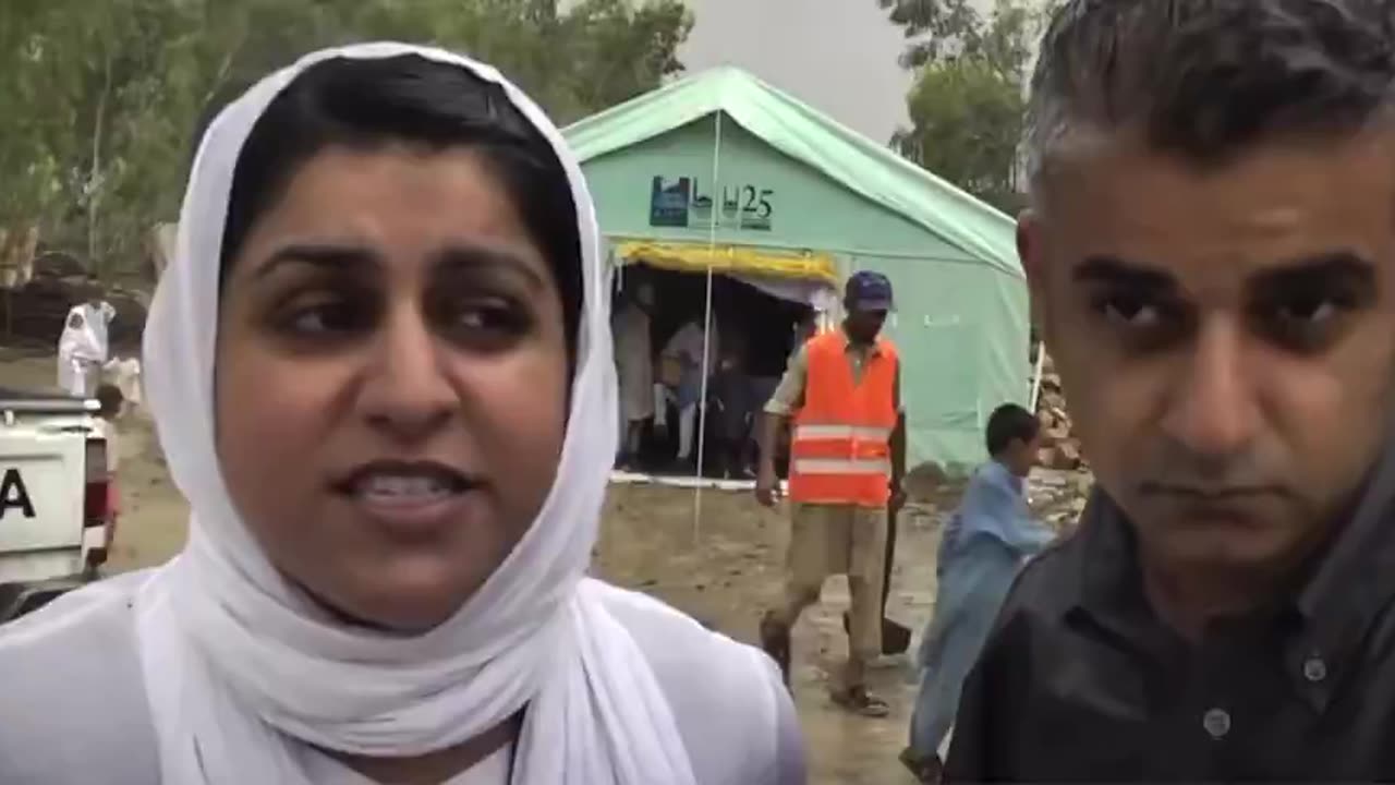 The British Home Secretary Shabana Mahmood with London Mayor Sadiq ...