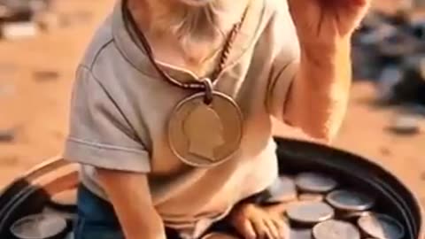 Poppy Poor kachara vital !#Puppy#Ai video#youtube AI Video