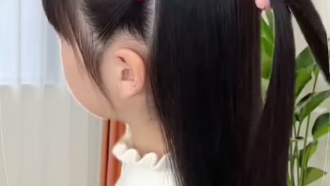 Easy and Fun Ponytail Hairstyle for Kids