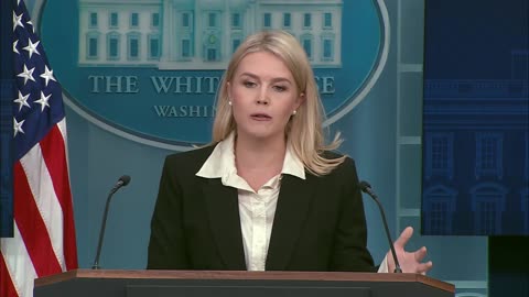 Press Secretary Karoline Leavitt Briefs Members of the Media