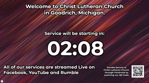 Christ Lutheran Church - Live Service Stream