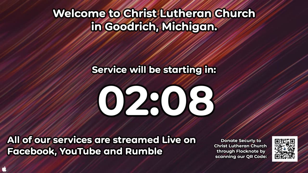 Christ Lutheran Church - Live Service Stream