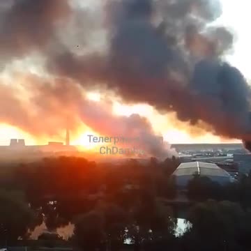 🇺🇦🇷🇺 The Turkish Bayraktar plant burns in Kiev … just finished building and boom