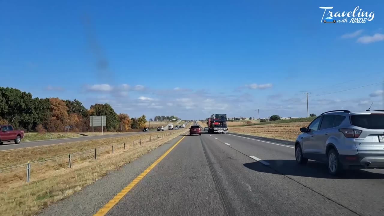 Peaceful Drive Leaving Columbia, MO | Relaxing Road Trip Vibes 🌾🚗✨
