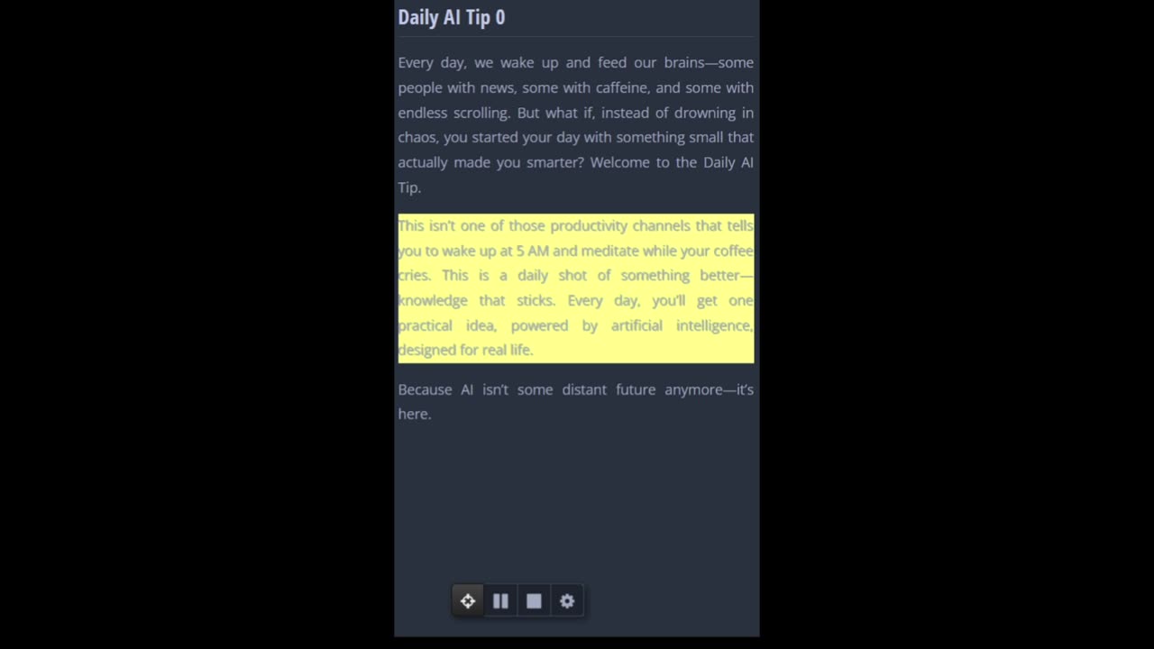 Daily AI Tip — Think With AI, Not Against It | The Smarter Way to Start Your Day