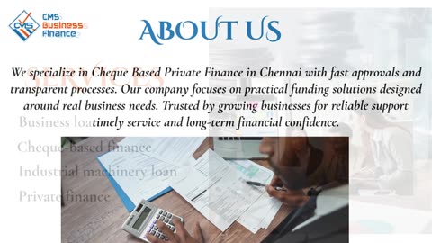 Which Finance Company Gives Cheque Based Private Finance in Chennai Quickly?