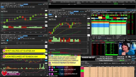 LIVE Day Trading the Stock Market