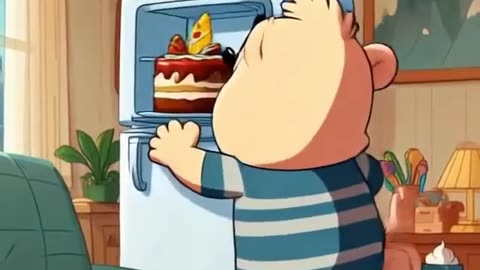 Finn Midnight Snack Drama #foryou #cuteanimal #shorts #finn #cartoon #finncartoon