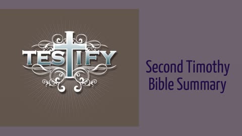 Second Timothy Bible Study