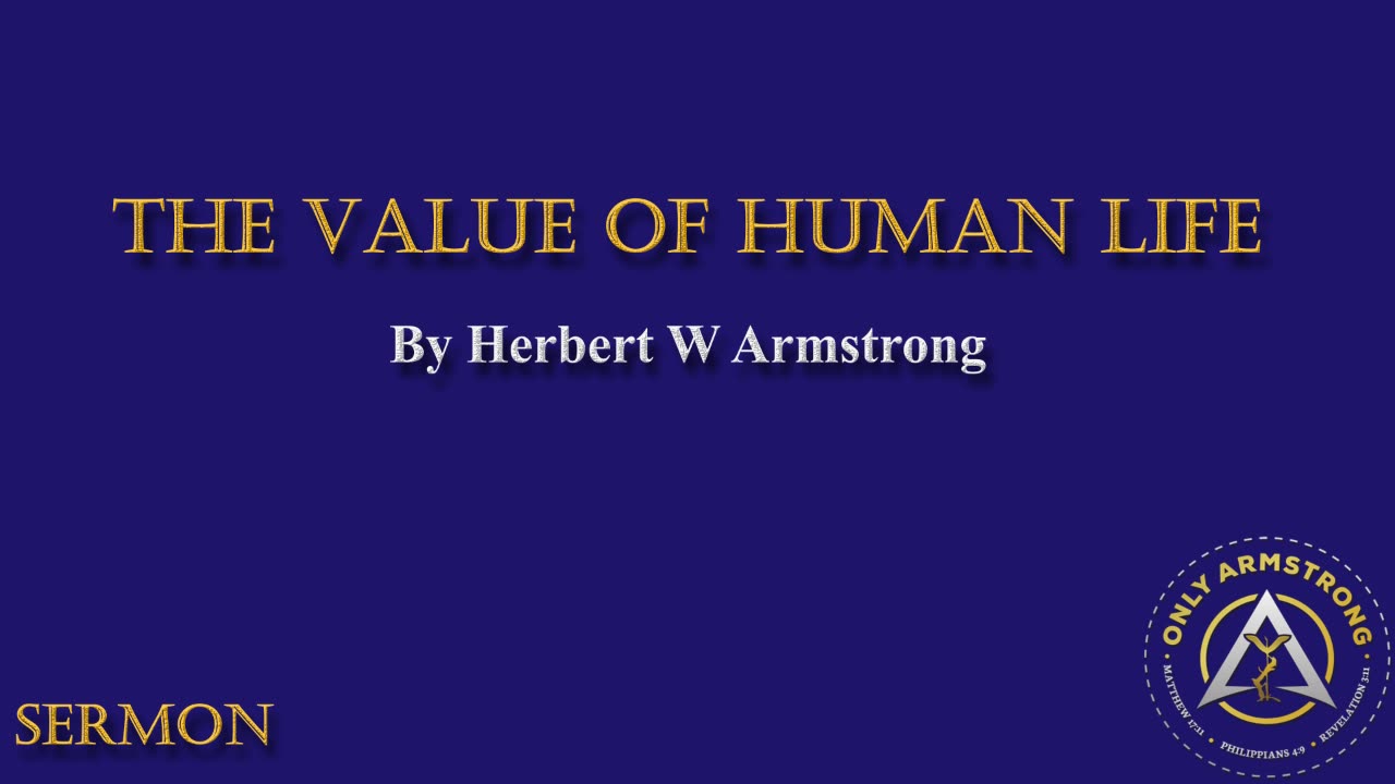 The Value of Human Life