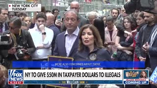 NY Gov. Kathy Hochul announces that taxpayers will cover $50 million in legal