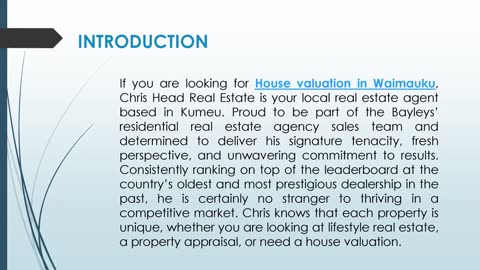 If you are looking for House valuation in Waimauku