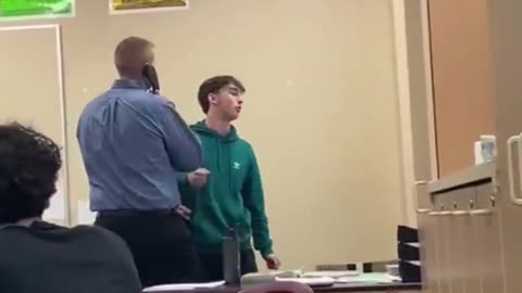 Black Kid acts out in class and gets put in place later