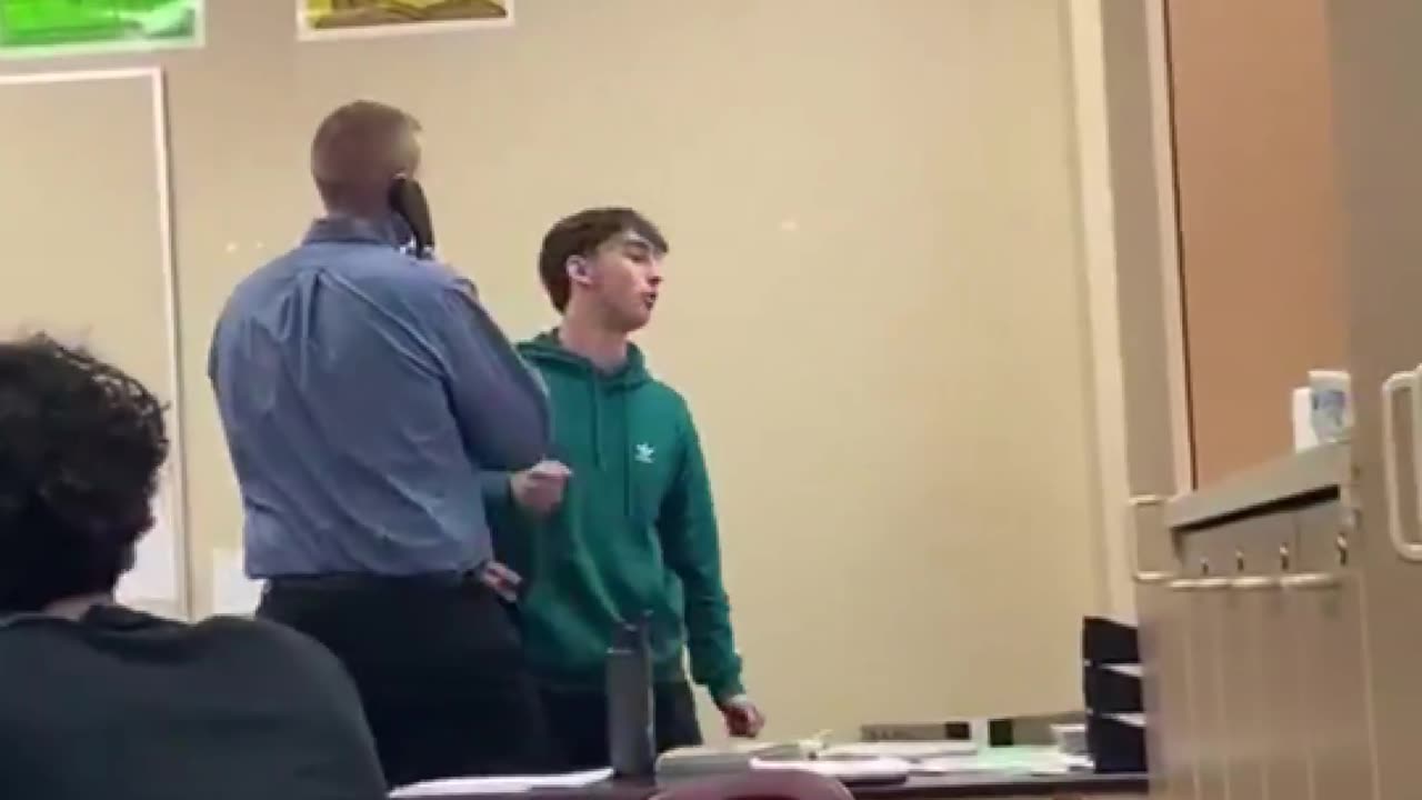Black Kid acts out in class and gets put in place later