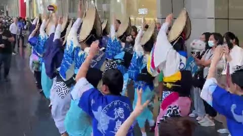 WONDERFUL JAPAN Awa Odori music and dance during the Tokyo Expo
