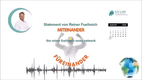 "Es sind Monster" Statement Dr. Reiner Füllmich vom 31.08.2025