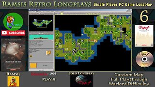 Sid Meier's CivNet | 1995 | PC Game | Warlord | Random Map | Egyptian - Episode #6 | Longplay