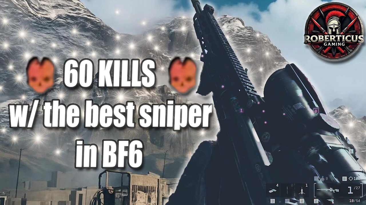 60 kill game with the best sniper in the bf6 open beta | 1440p 60fps | #bf6 #battlefield