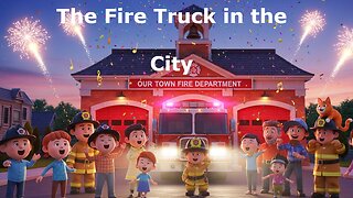 The Fire Truck in the City - Fun Kids Sing-A-Long