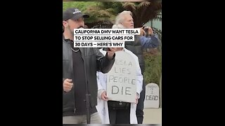 Captioned - California DMV is filing a lawsuit against Tesla
