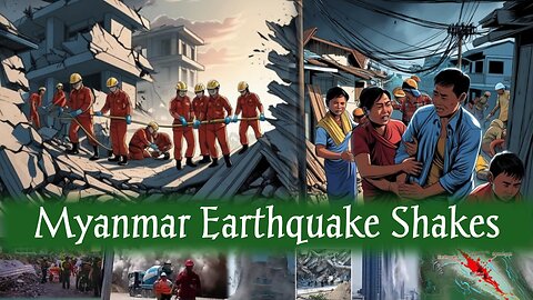 Myanmar Earthquake Shake : Myanmar was hit by a powerful 7.7-magnitude quake