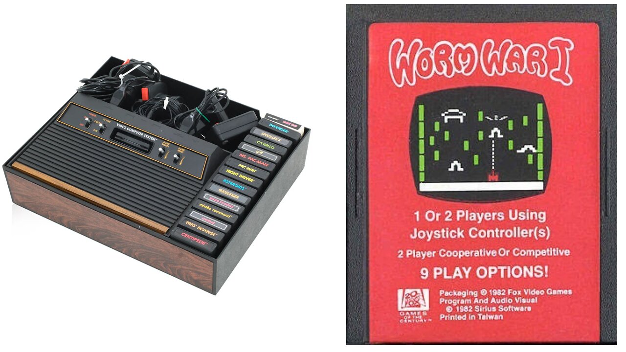 Atari 2600 - Worm War I
