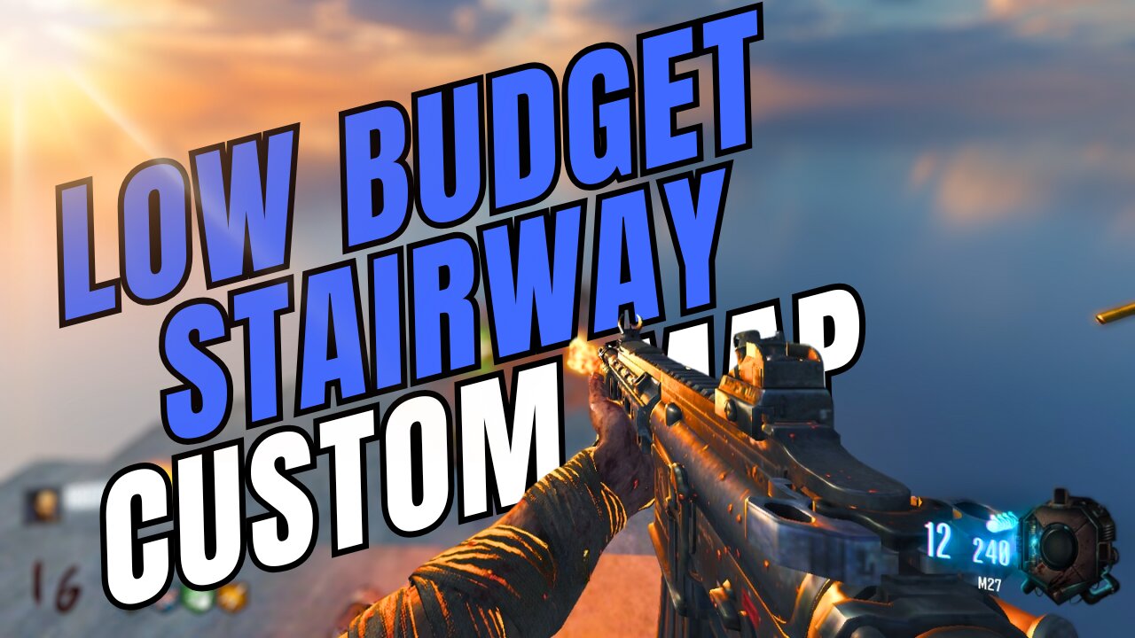 LOW BUDGET STAIRWAY ZOMBIES GAMEPLAY IN BLACK OPS 3