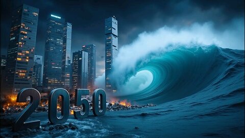 2KM MEGATSUNAMI - Wiping Out Modern City 2050 In An Instant (AI Generated)