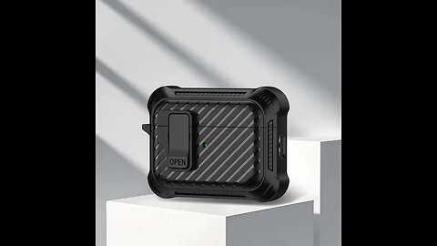 Automatic Flip Cover Soft Shell Anti-Drop And Anti-Loss Earphone Case