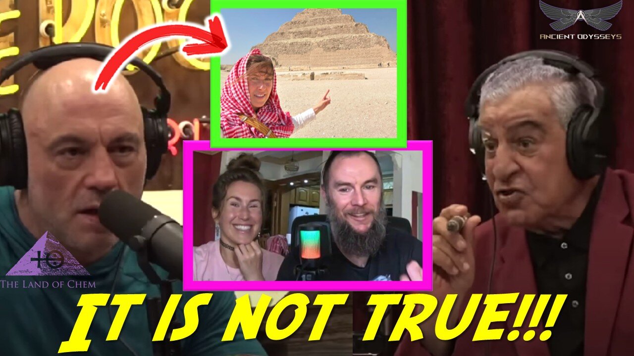 DR. ZAHI HAWASS ON JOE ROGAN REACTION! (GEOFFREY DRUMM | THE LAND OF CHEM) PART 3