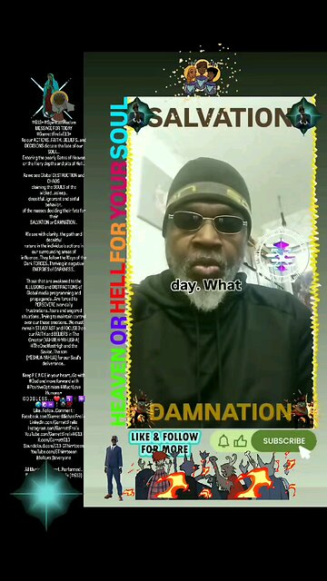 ▪︎SALVATION AND DAMNATION/HEAVEN OR HELL FOR YOUR SOUL▪︎