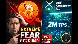 Bitcoin In Extreme Fear: XRP Community Day & LayerZero 2M TPS Shake The Market